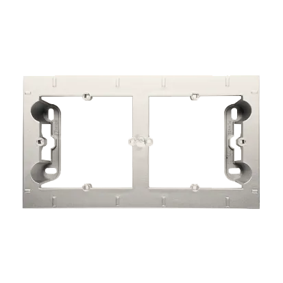 Aufputz- Gehäuse cremeweiß 2fach Simon 54 Premium Kontakt Simon DPN2/41