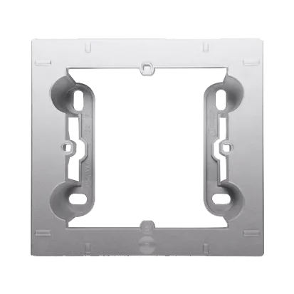 Aufputz- Gehäuse silber matt 1fach Simon 54 Premium Kontakt Simon DPN1/43