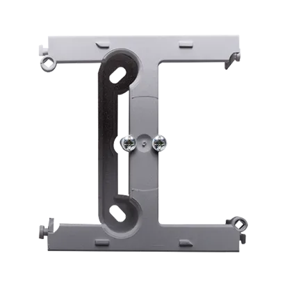 Aufputz- Gehäuse tief (40mm) mit Erweiterungmodul für Rahmen 1fach inox (met.) Kontakt Simon PSH/21
