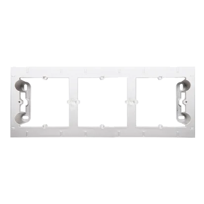 Aufputz- Gehäuse weiß glänzend 3fach Simon 54 Premium Kontakt Simon DPN3/11