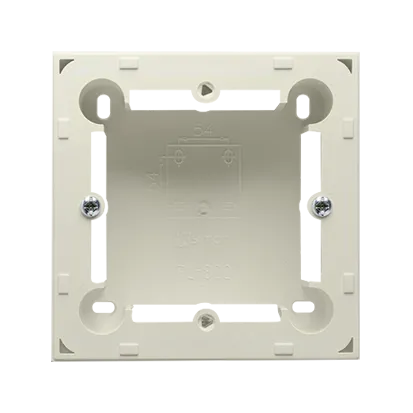 Aufputzdose 1fach (31mm) beige Kontakt Simon MPN1/12