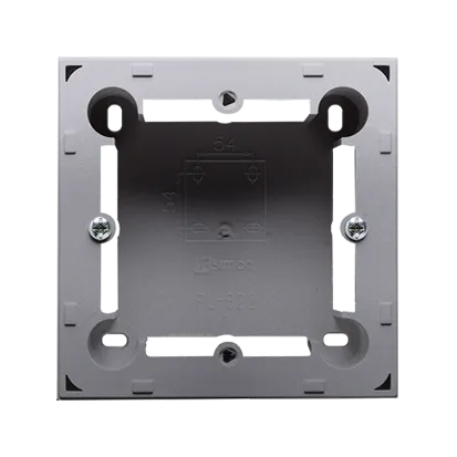 Aufputzdose 1fach (31mm) inox met. Kontakt Simon MPN1/21