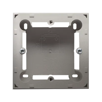 Aufputzdose 1fach (31mm) satin met. Kontakt Simon MPN1/29