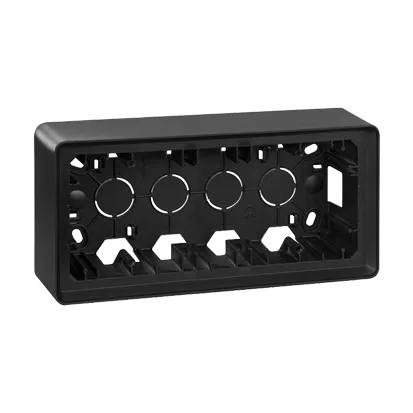 Aufputzdose 3-fach Graphit Simon 82