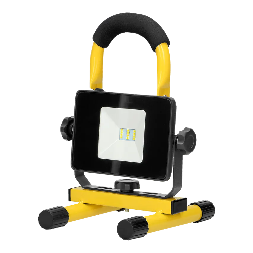 BATRI LED 10W, Flutlicht, tragbar mit Akku, 800lm, IP65, 6500K, 2200mAh