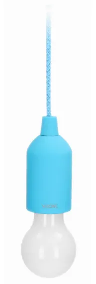 Batteriebetriebenes 1W LED-String-Nachtlicht, 3 x AAA, türkis