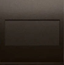 Blindverschluss für Rahmen mit Steckbefestigung braun matt Simon 54 Premium Kontakt Simon DP/46