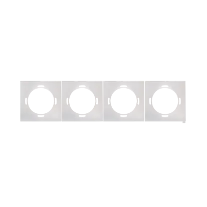 Dichtungsset IP44 für Rahmen 4fach Kontakt Simon NU4