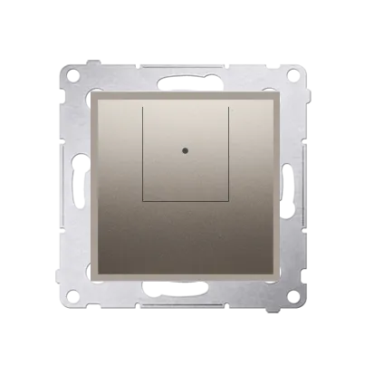 Dimmer 2 fach (Modul) Gold matt 40–500 W (300 VA) Simon 54 Premium Kontakt Simon D75310.01/44