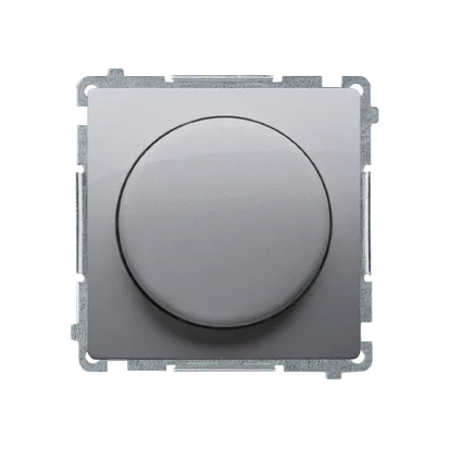 Dimmer für dimmbare LEDs, Drehknopf, 1-polig 230V silber matt Kontakt Simon BMS9L.01/43