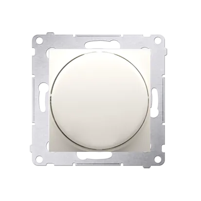 Dimmer mit Dreh-/Druckknopf cremeweiß matt Simon 54 Premium Kontakt Simon DS9T.01/41