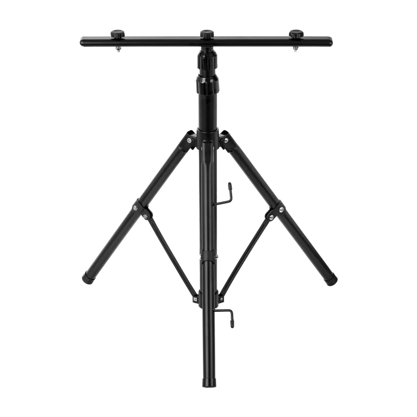 Doppelstativ für LED-Scheinwerfer, schwarz