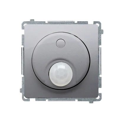 Drehschalter mit Bewegungssensor Modul 20-500V inox met. Kontakt Simon BMCR10T.01/21