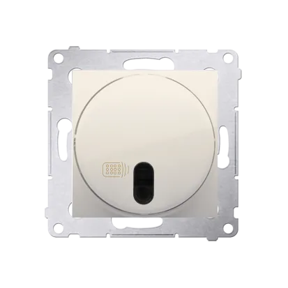 Druckdimmer (Modul) mit Fernbedienung 20- 500W cremeweiß Simon 54 Premium Kontakt Simon DS13T.01/41