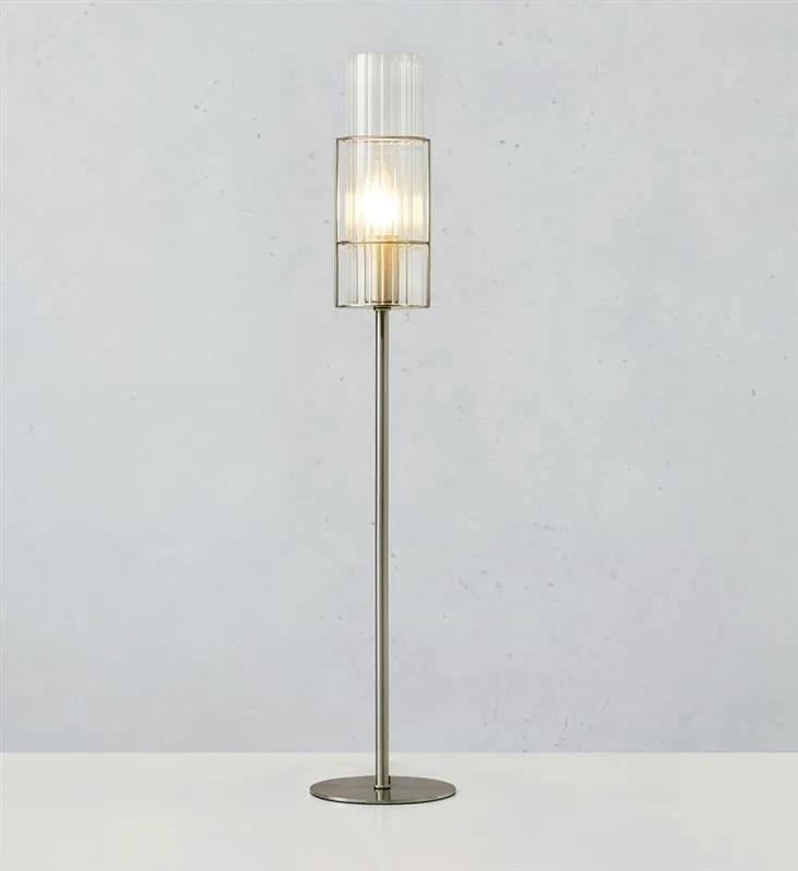 E14 TUBO 1L 65cm 1x40W IP20 Nickel satiniert Tischlampe 108558 Markslojd