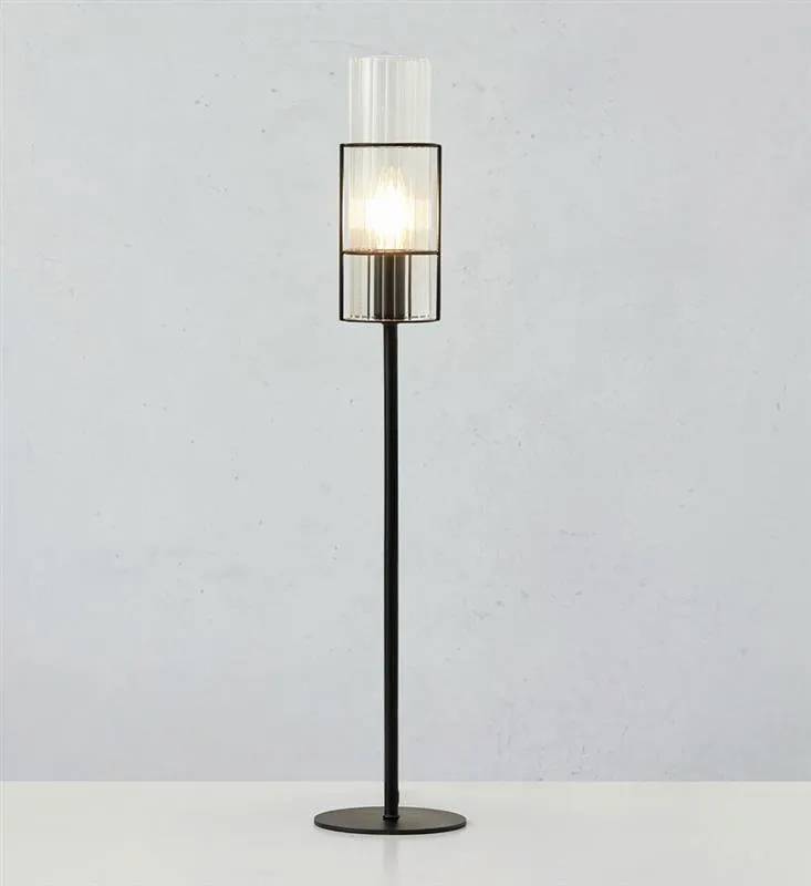 E14 TUBO 1L 65cm 1x40W IP20 Tischleuchte schwarz 108556 Markslojd