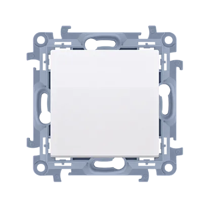 Einzelaste ohne Aufdruck "Klingel" 10AX 250V weiß Kontakt Simon 10 CP1.01/11