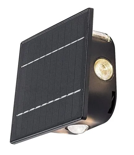 Emmen Solarlampe 0.5W IP54 50lm LED schwarz Rabalux 77034