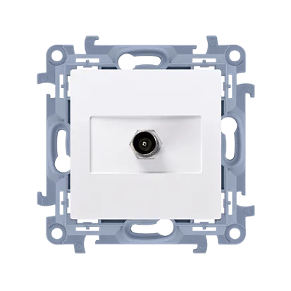 End-Antennendose TV (Modul) weiß Simon 10