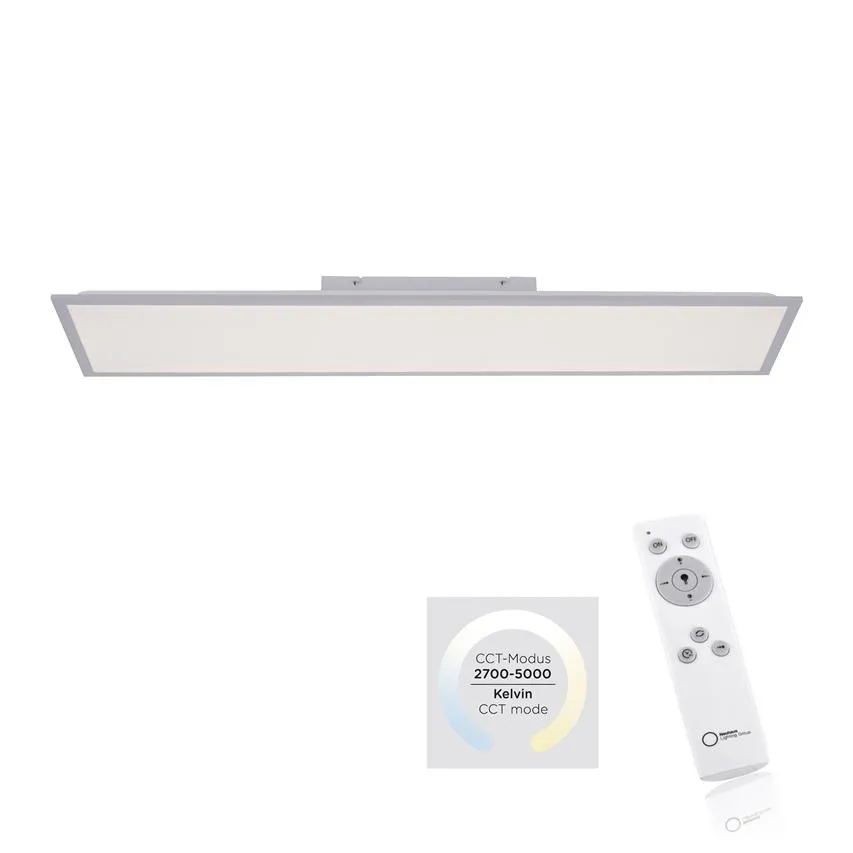 FLAT LED Deckenleuchte 37W 2700-5000K 4350lm silber LeuchtenDirekt 14757-21 Zuma Line