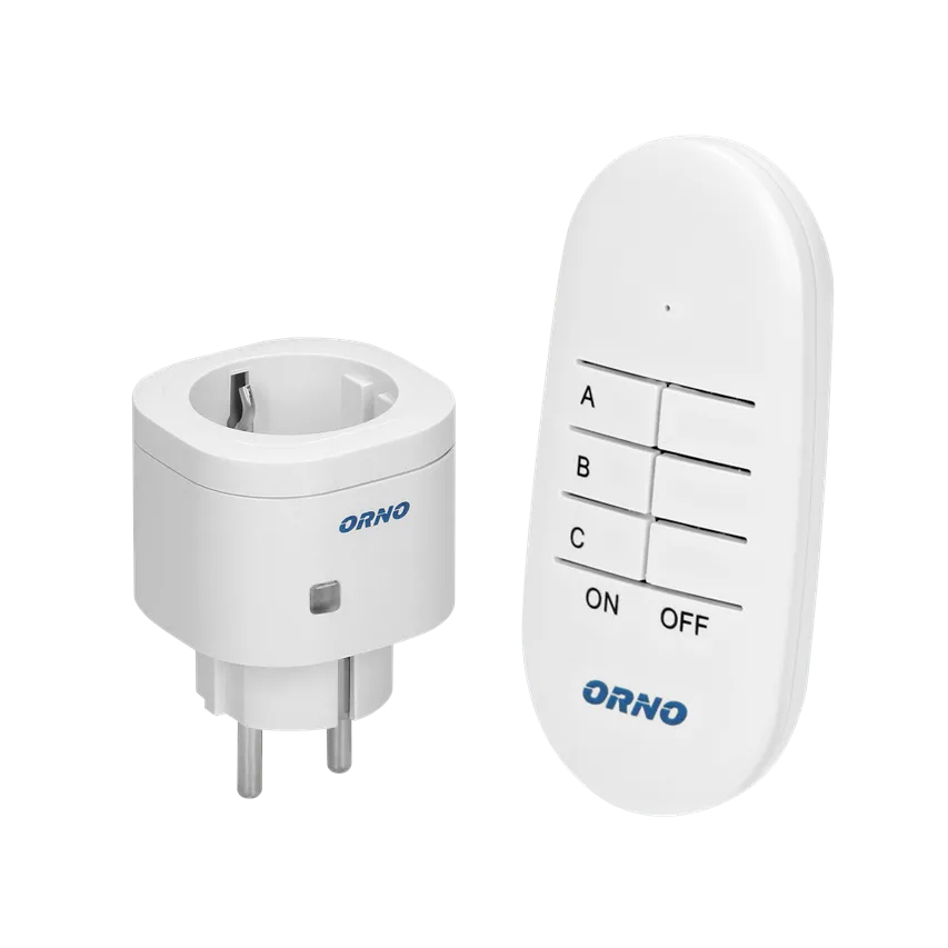 Funkfernbedienungssteckdose 1+1, Schuko-Version
