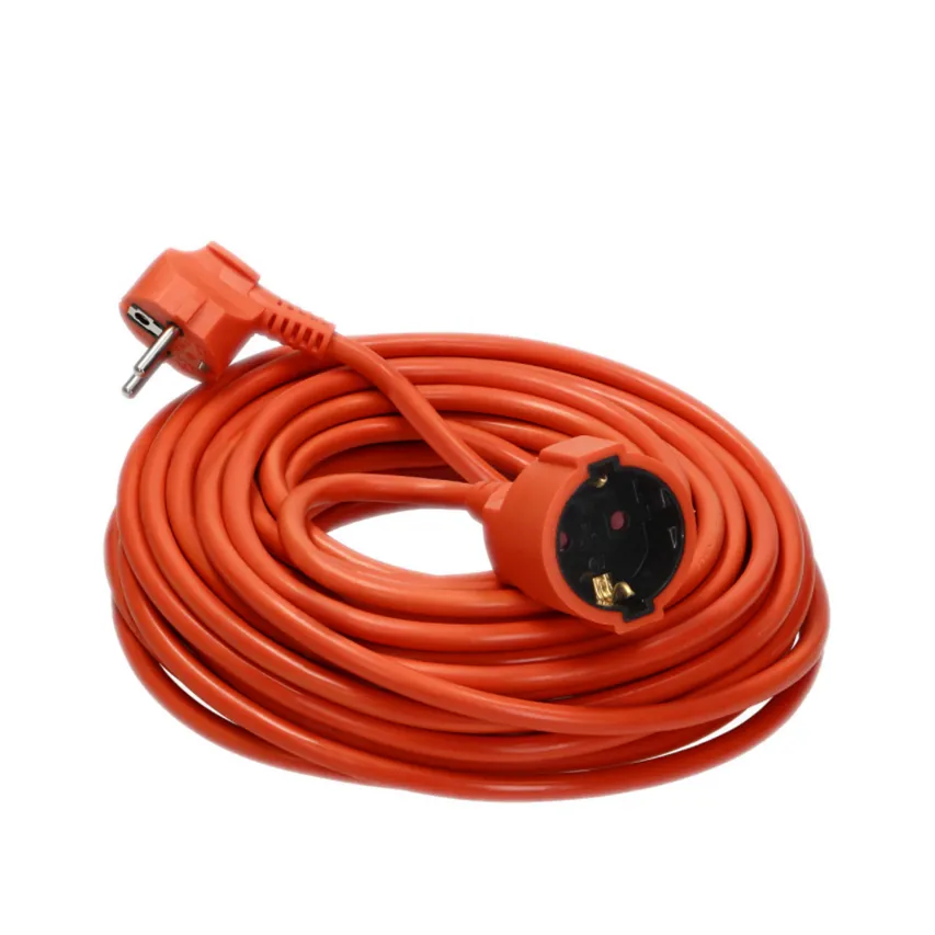 Gartensteckdose orange Verlängerungskabel, IP20,1x2P+Z(Schuko),H05VV-F 3x1.5 40m