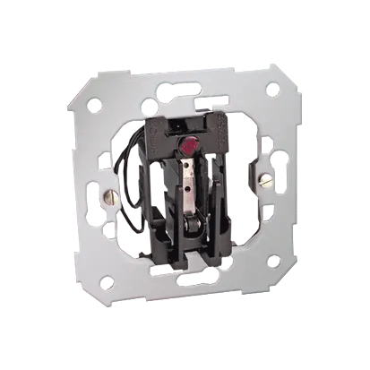 Hotelschalter- Einsatz mit LED 2 microswitch 6A Kontakt Simon 82 26550-39