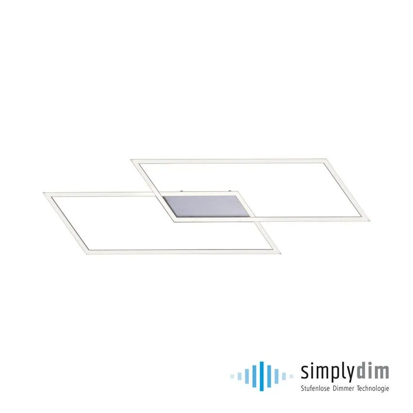 INIGO LED 35W 3000K 1780lm Stahldeckenleuchte PaulNeuhaus 8193-55 Zuma Line