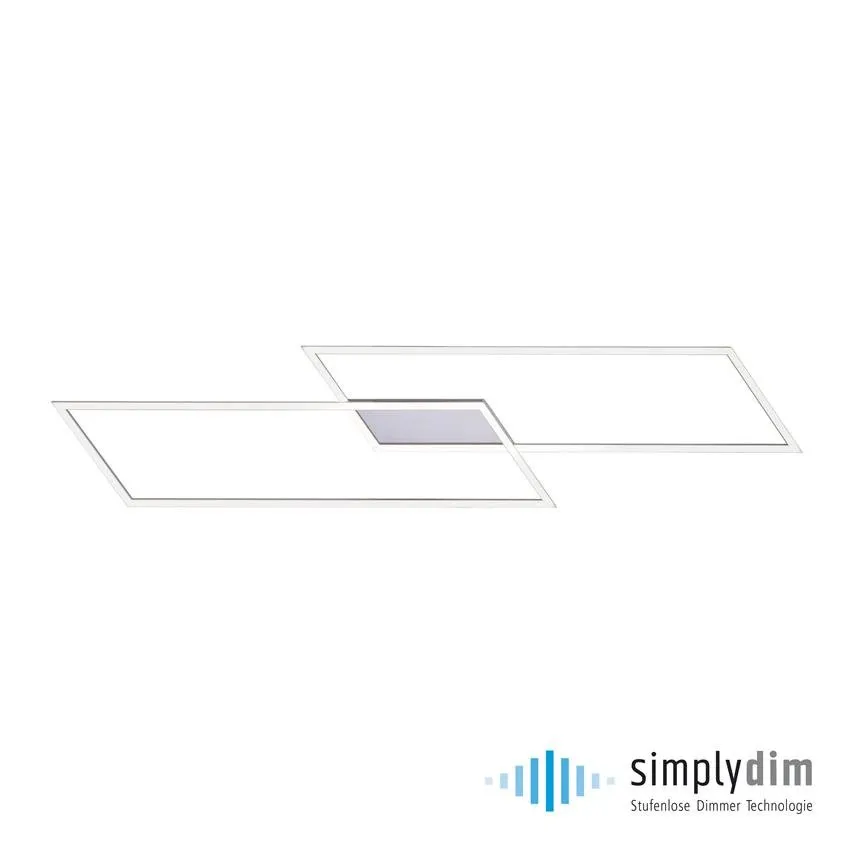 INIGO LED 47W 3000K 2200lm Stahldeckenleuchte PaulNeuhaus 8194-55 Zuma Line