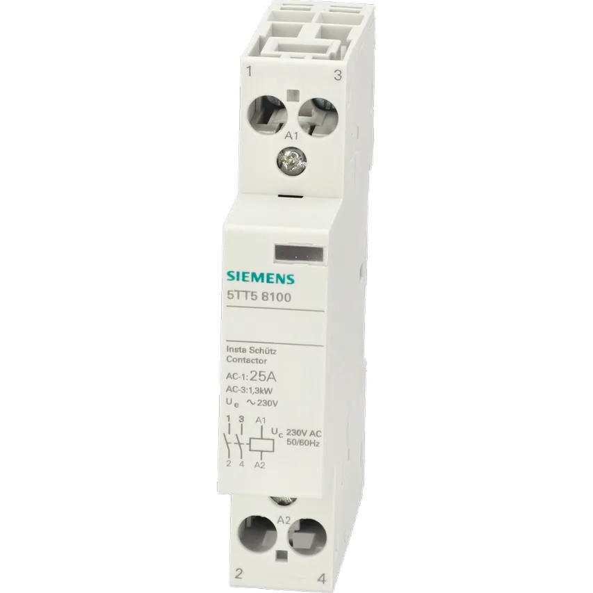 Installation Schütz Sentron mit 2 Schließern AC 230V, 400V 25A AC 230 V 5TT5810-0 Siemens