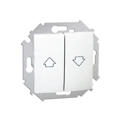 Jalousie-Wippentaster (Modul) 2fach mit Aufdruck Symbol Pfeile