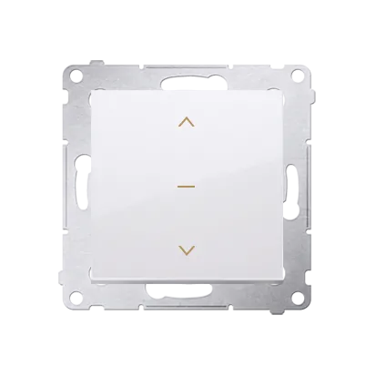 Jalousieschalter 1polig mit Aufdruck 3 Positionen "0-1-2" Weiß Kontakt Simon 54 Premium DZW1K.01/11