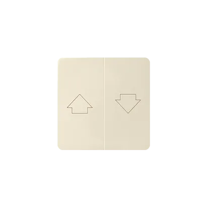 Jalousiewippen mit Pfeilsymbolen 2fach beige matt Kontakt Simon 82 82028-31