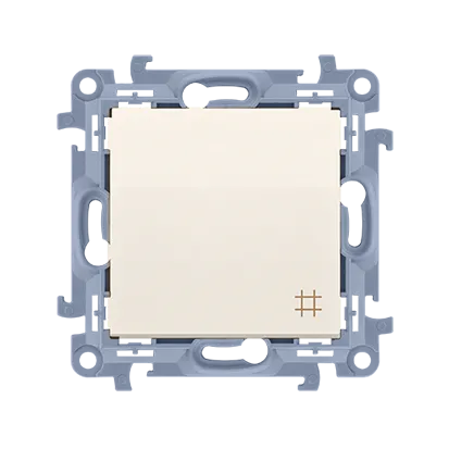 Kreuzschalter (Modul) 10AX 250V cremefarben Simon 10