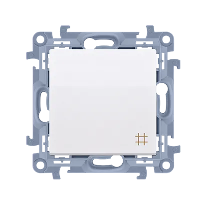 Kreuzschalter (Modul) 10AX 250V weiß Simon 10