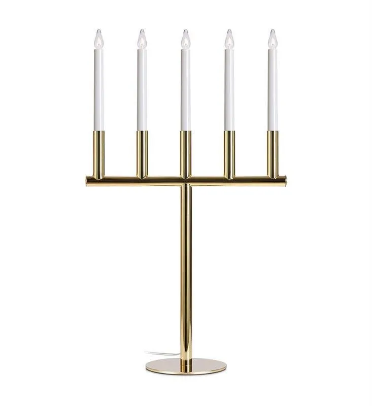 Kronleuchter MANHATTAN 5L E10 Messing