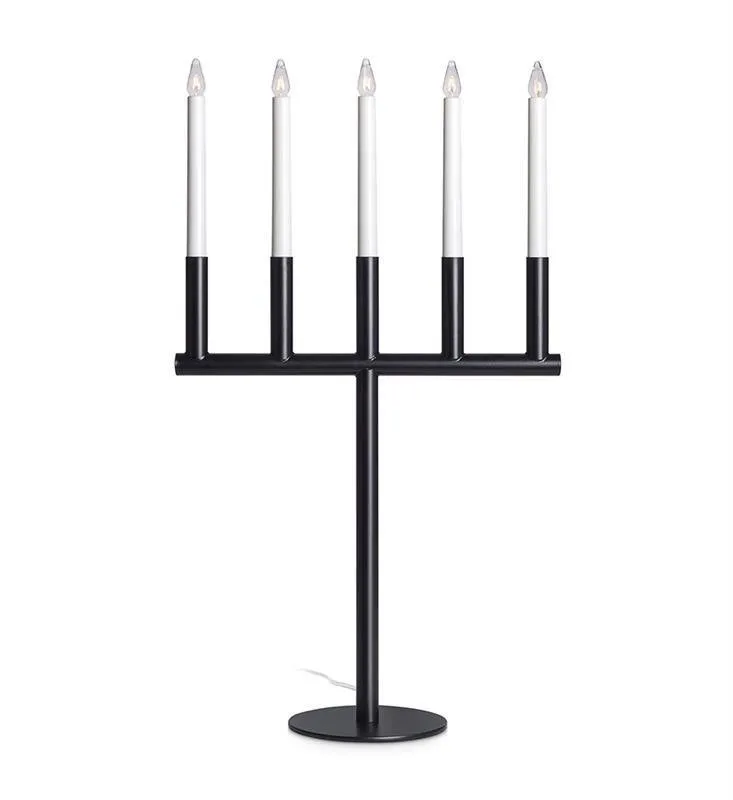 Kronleuchter MANHATTAN 5L E10 schwarz