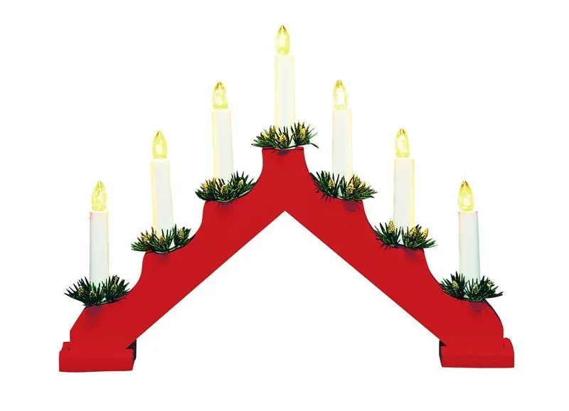 Kronleuchter OLA 7L 7xE10 rot Markslojd 8030,12