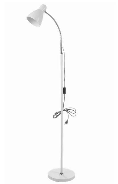 LAR Stehlampe, max 20W E27, 155 cm, weiß