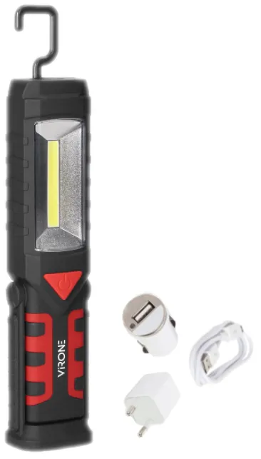 LED COB 3W+1W LED Werkstatt-Taschenlampe 2800mAh mit Powerbank-Funktion