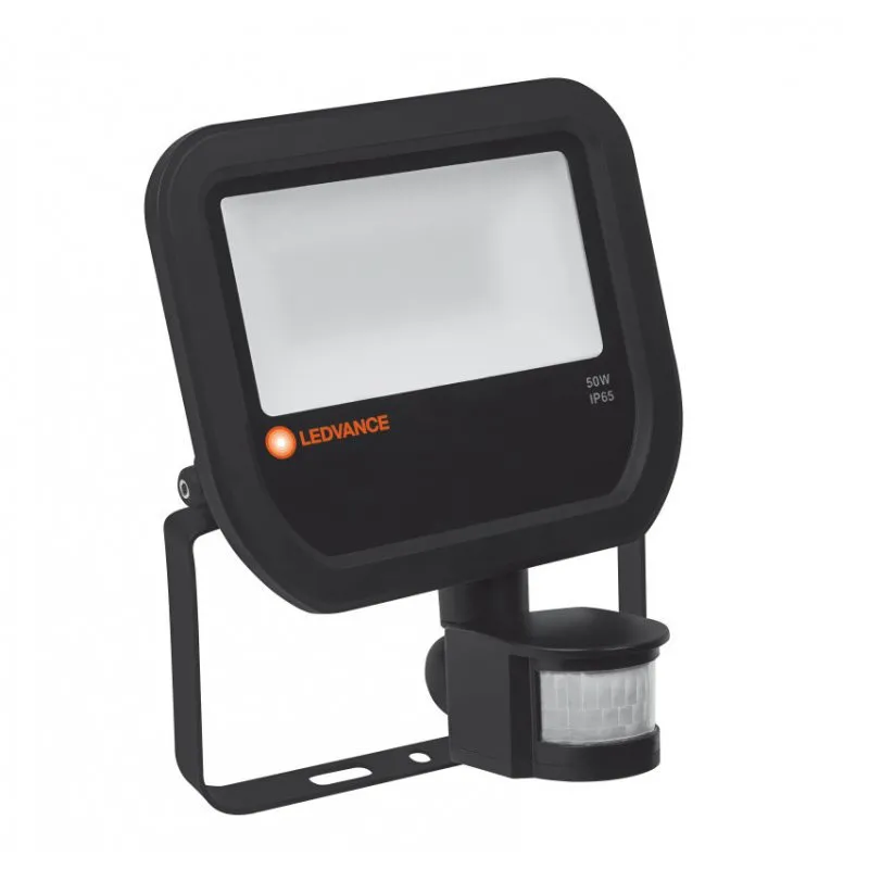 LED-Flutlicht mit Bewegungs- und Dämmerungssensor 50W 4000K 4750lm schwarz IP65 Ledvance
