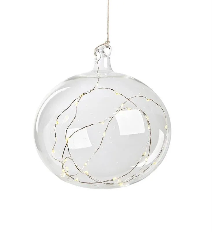 LINA 20L LED-Pendelleuchte aus Klarglas