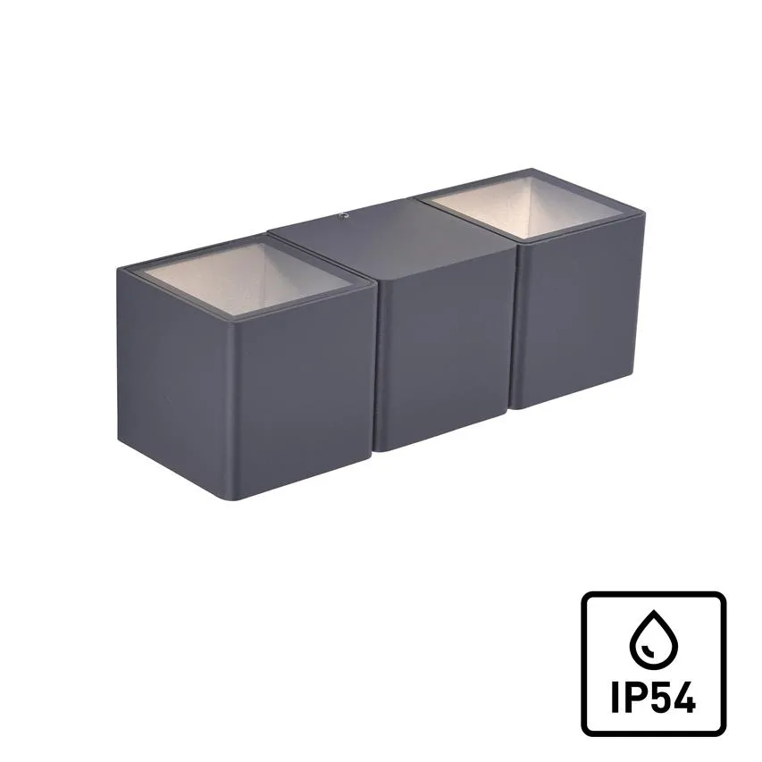 MARCEL LED Außenwandleuchte 10W 3000K 500lm anthrazit PaulNeuhaus 9658-13 Zuma Line