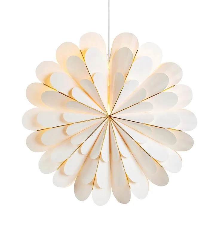 MARIGOLD 45cm Star E14 Pendelleuchte weiß