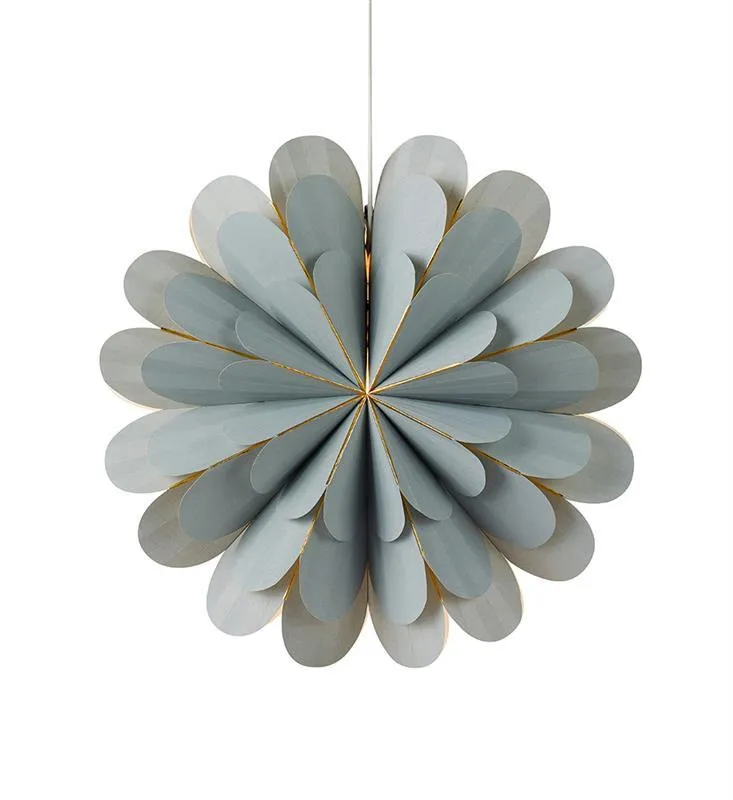 MARIGOLD 45cm Star E14 grau Pendelleuchte