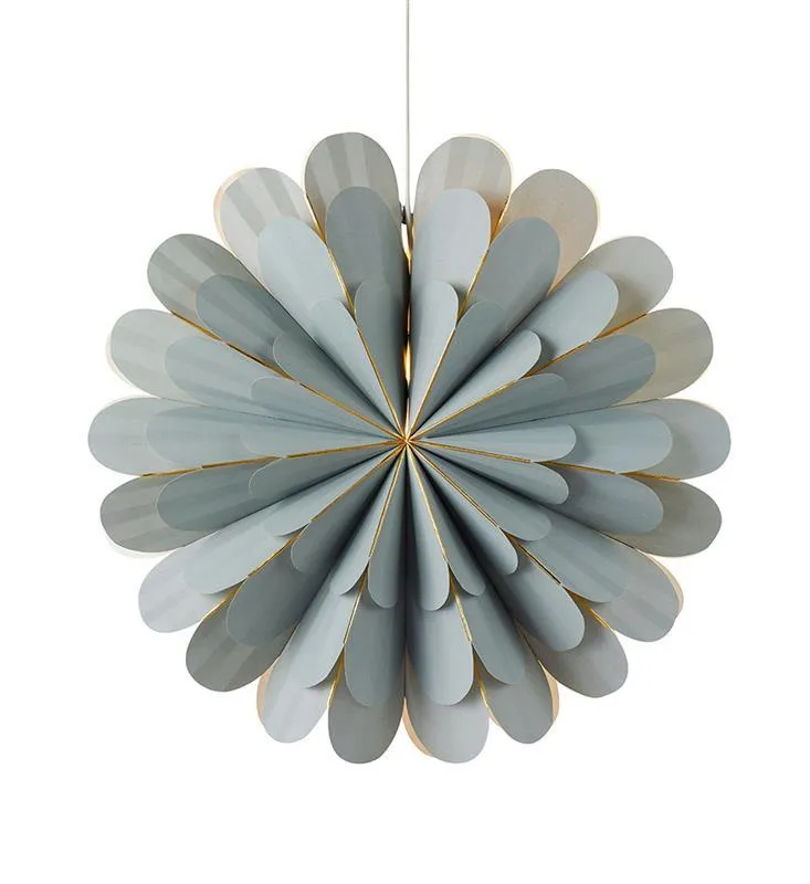 MARIGOLD 60cm Star E14 grau Pendelleuchte