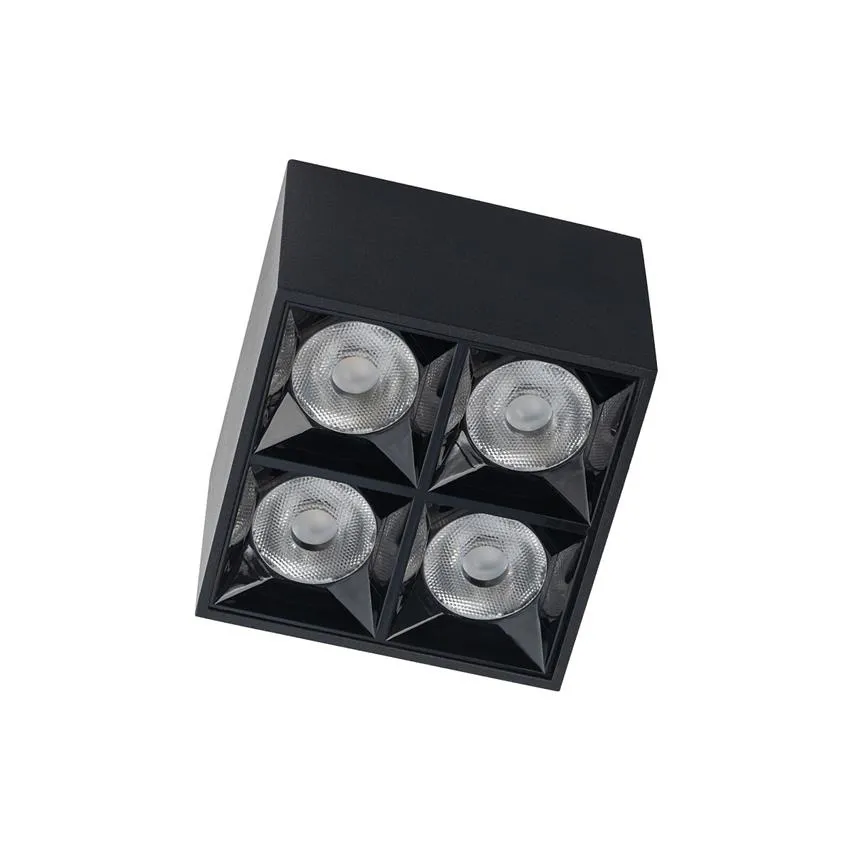 MIDI LED quadratische Anbauleuchte 16W 3000K 1500lm schwarz Nowodvorski 10054