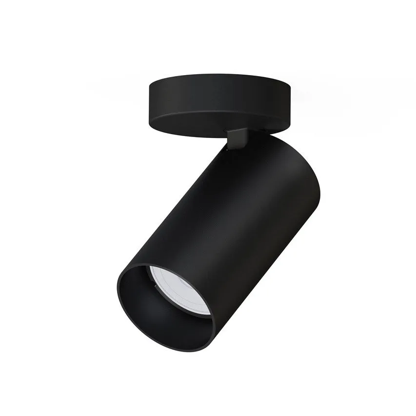 MONO I BLACK GU10 Schwarz IP20 220-230V 10W Deckenanbauleuchte