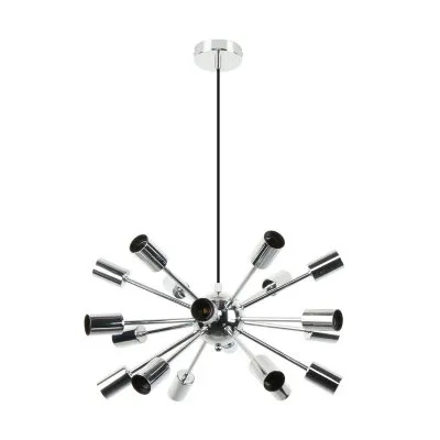 Mandi Chrom-Pendelleuchte 18x E27 Max 40W IP20