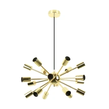 Mandi Pendelleuchte gold 18x E27 Max 40W IP20